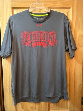 Under Armour Gray Short-Sleeve Performance Tee with Red Senior Bowl Graphic